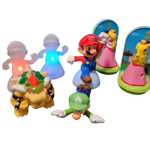 Super Mario Luigi Princess Browser 5-7 Years Mini Figure‎ Toys Set Of 7 - Picture 3 of 8